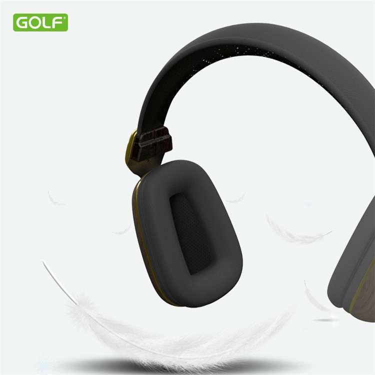 GOLF MX02 Running Series Headphones 3.5mm Stereo Headphones Over-ear Earphone with Mic - Black-2