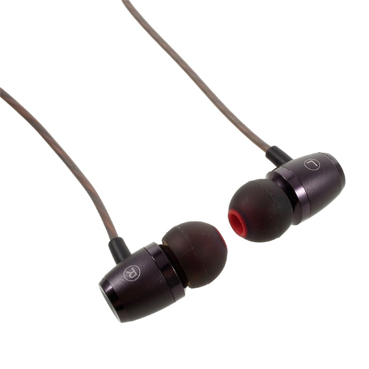 SCOLIB 3.5mm In-Ear Earphones HiFi Stereo Headphones with Mic and Line-in Control for iPhone - Tarnish-3
