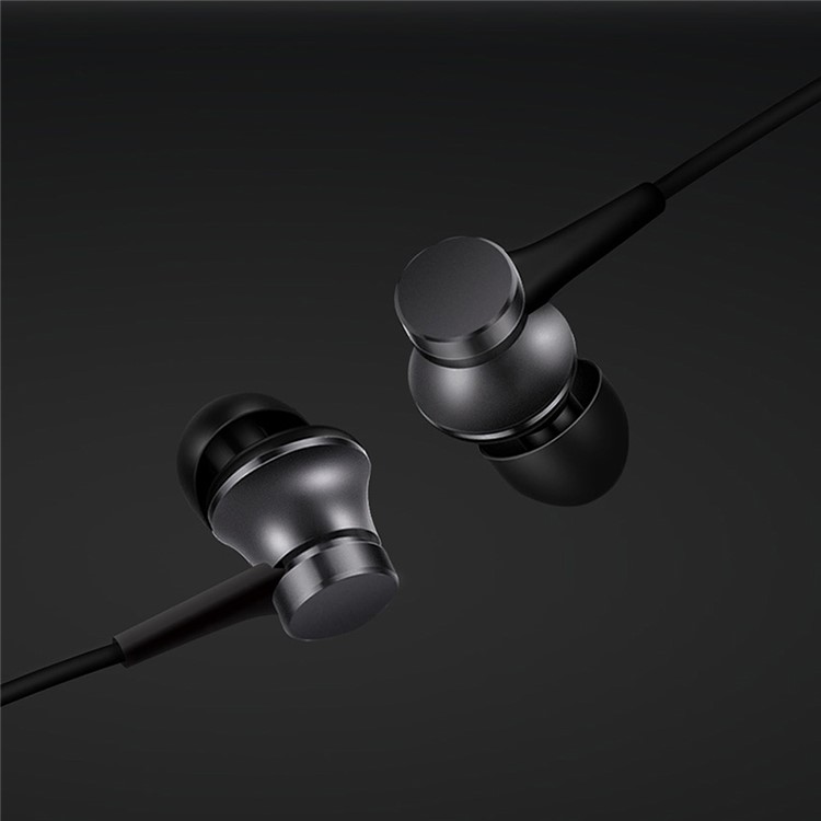 Xiaomi Piston Basic Edition 3.5mm Wired Наушники С Микрофоном И Линейным Управлением - Чернить