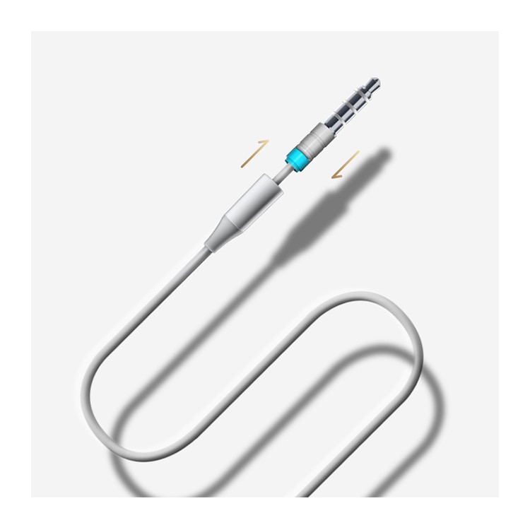 SENYEEK Hi-Fi In-ear Super Bass Earphones Dual Loudspeaker Headset with Mic - White-8