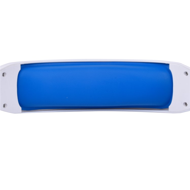 VOTS CH6172 USB + 3.5mm Plug Headphone Over-ear Lighting Game Music Headset with Mic for Phones Tablets Computers - Blue / White-7