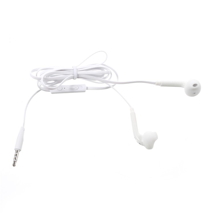 FSHANG A7 In-ear 3.5mm Sports Hi-Fi Flat Earphone with Microphone - White-2