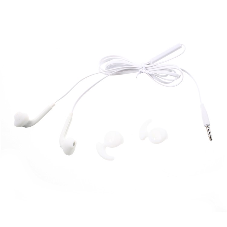 FSHANG A7 In-ear 3.5mm Sports Hi-Fi Flat Earphone with Microphone - White-9