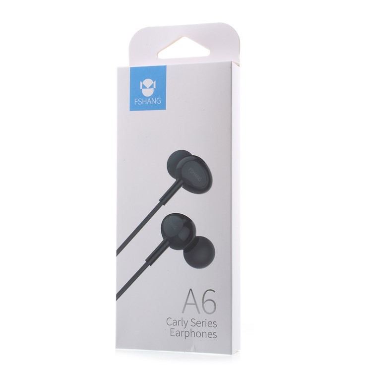 FSHANG A6 Carly Series In-ear 3.5mm Headphone with Microphone - Black-10