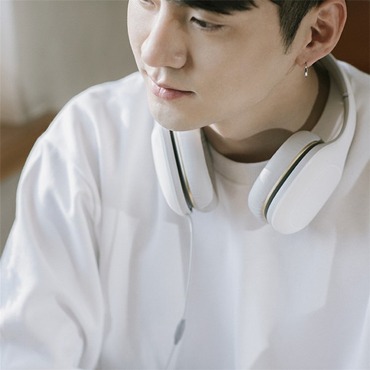 XIAOMI Mi Headphone Relax Version Écouteurs stéréo sur-oreille avec microphone et contrôle Line-in - Blanc-4
