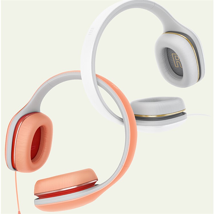 XIAOMI Relax Version Wired 3.5mm Stereo Over-ear Mi Headphone with Mic and Line-in Control - Orange-3