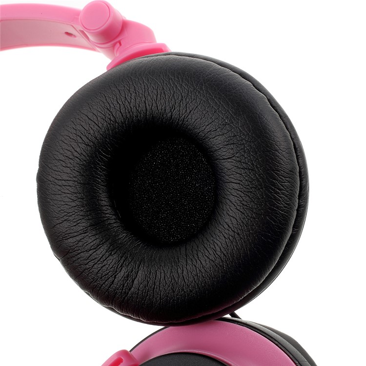 Cat Ear LED Light 3.5mm Plug Foldable Headphone Over-ear Music Headset for Phone/Tablet PC/Computer - Pink-11