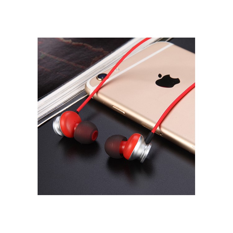 D9ELEMENT C100 In-ear Earphone 3.5mm Wired Headset with Microphone - Red-8