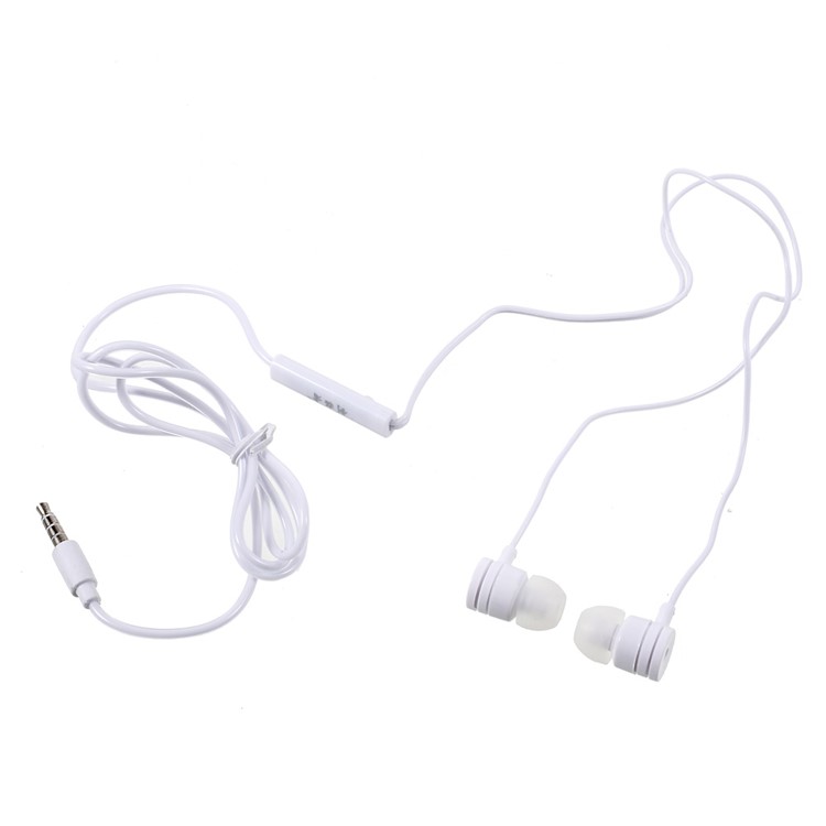 CHUANG TUO ZHE EJ-001 3.5mm In-ear Wired Earphone with Mic and Remote Control for iPhone Samsung - White-2