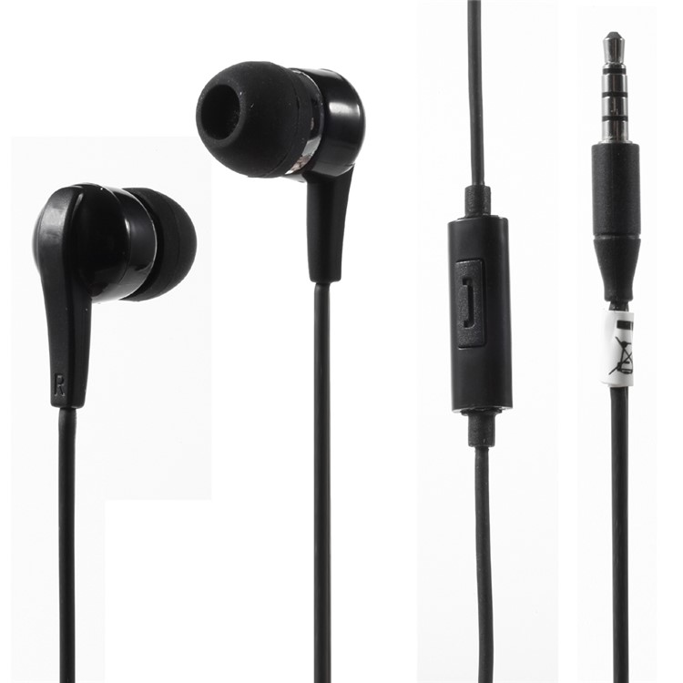 OEM ASUS 3.5mm Stereo Earphone In-ear Headphone with Call Controls for Asus Samsung Etc. - Black-1