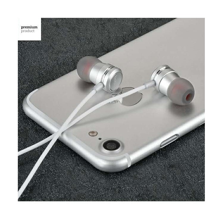 

HOCO В Ухо 3,5 Мм Проводные Наушники С Микрофоном Для Iphone Samsung - Серебряный Цвет, iPhone 6s Plus 5.5-inch