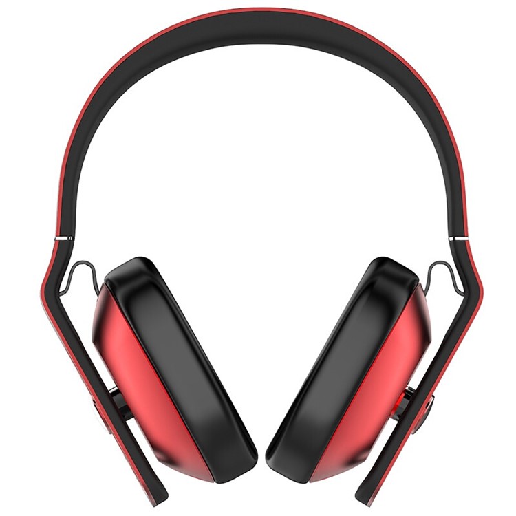 1MORE MK801 3.5mm Universal Over-ear Wired Mega Bass Headphone with Mic and Remote Control - Red-3