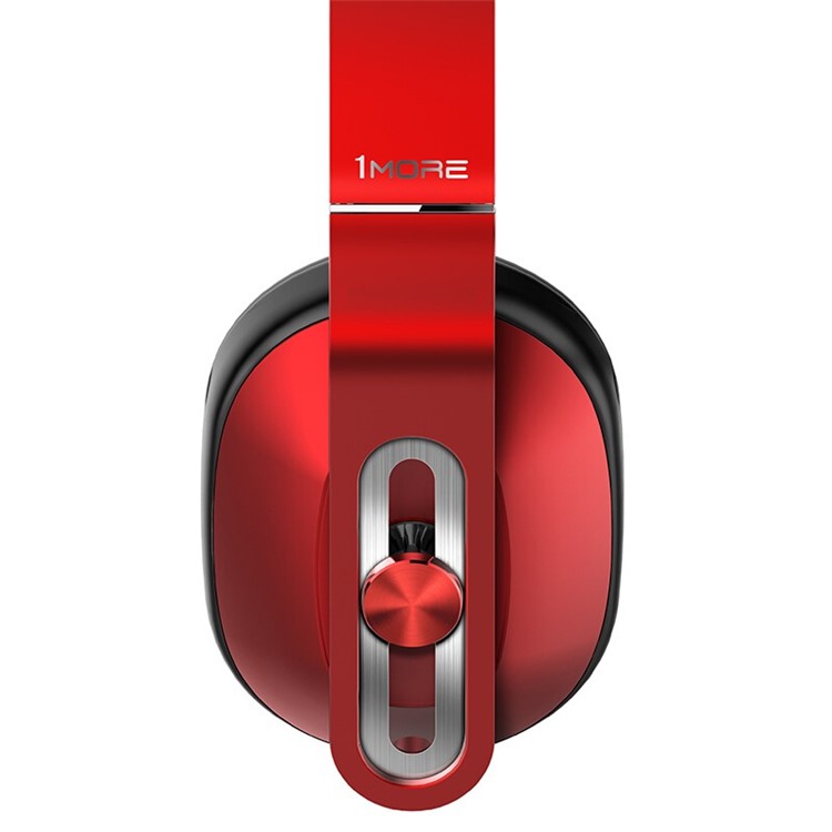 1MORE MK801 3.5mm Universal Over-ear Wired Mega Bass Headphone with Mic and Remote Control - Red-5