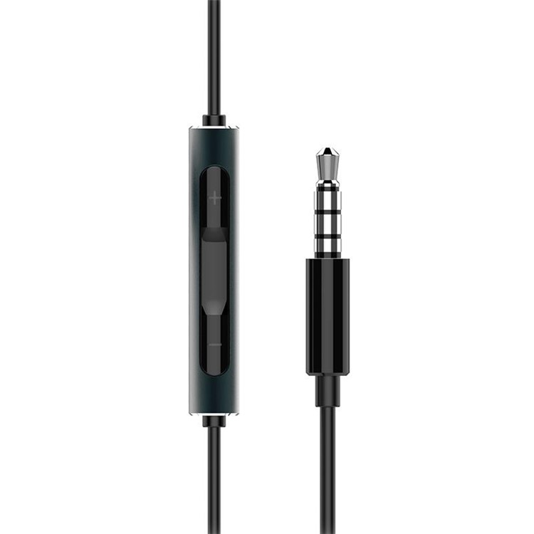 OEM AM116 HUAWEI 3.5mm In-ear Earphone with Mic for iPhone Samsung Huawei - Black-2