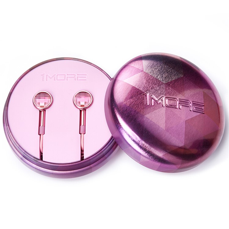 1MORE 1M301 1.25m In-ear Crystal Headphone with Remote and Mic for iPhone Samsung etc. - Pink-5