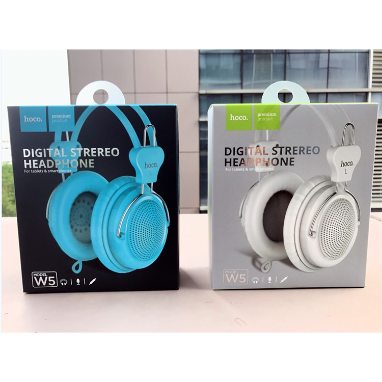 HOCO W5 Manno verdrahtet-Ohr Stereo Kopfhörer mit Fernbedienung und Mic für Samsung Galaxy S8 - Schwarz-6