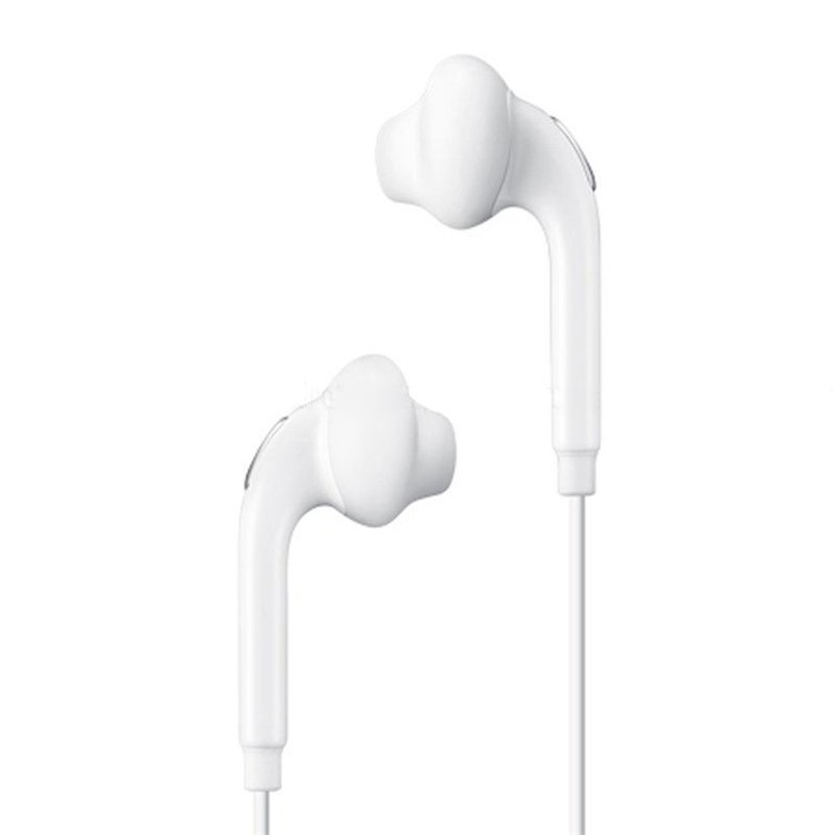 S6 Fone De Ouvido Com Fone De Ouvido Intra-auricular Com Controle Remoto E Microfone Para Iphone, Samsung, Huawei Etc. - Branco-1