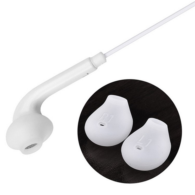 S6 Fone De Ouvido Com Fone De Ouvido Intra-auricular Com Controle Remoto E Microfone Para Iphone, Samsung, Huawei Etc. - Branco-3