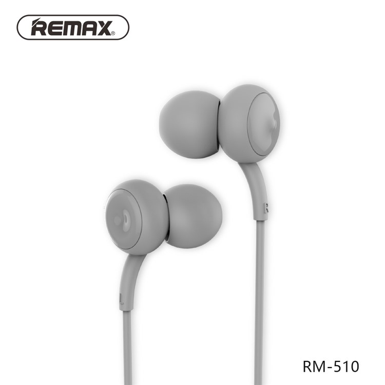 

REMAX 510 3.5mm In-ear Touch Music Wired Earphone with Mic for iPhone Samsung Sony - Grey
