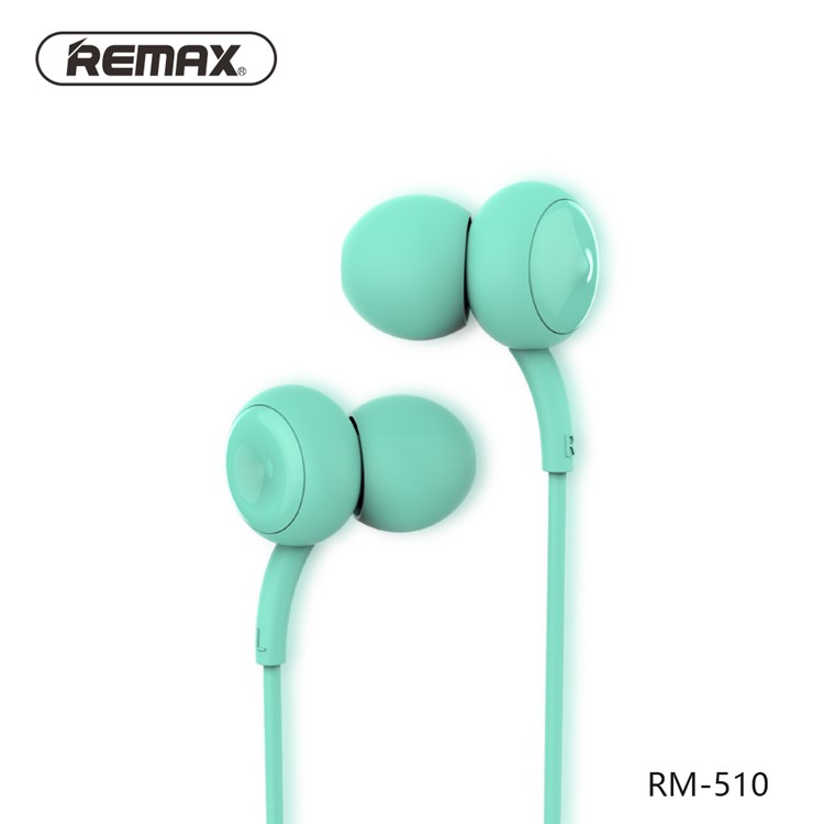 

REMAX 510 3.5mm In-ear Touch Music Wired Earphone Headset with Mic for iPhone Samsung Sony - Blue