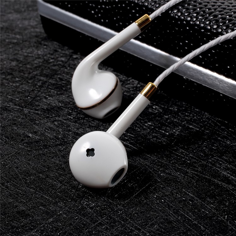 PINZUN P13 3.5mm Écouteurs Intra-auriculaires Avec Microphone Pour Iphone Samsung Huawei - Couleur Or-5