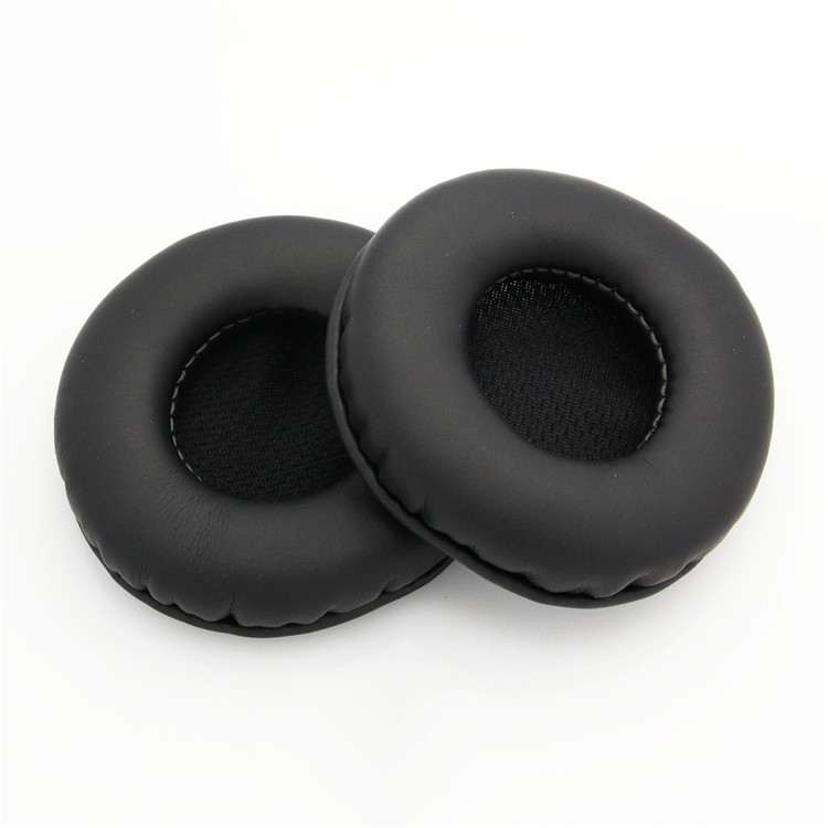 1 Paar Ersatz Ohrkissen Ohrpolster Leder Ohr Ärmel für AKG K518 K518DJ K81 K518LE Etc 72mm-2