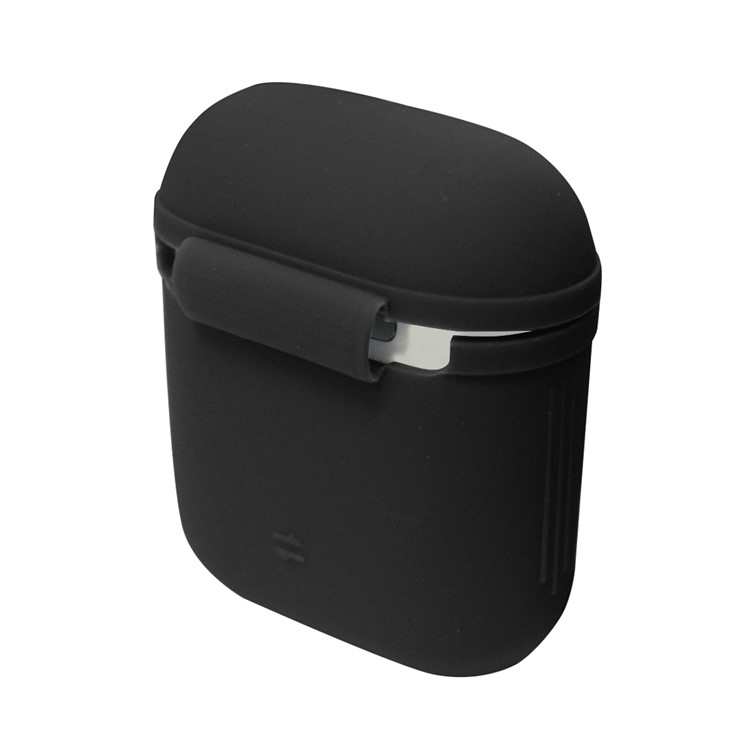 DAITE Silicone Case Shock Proof Protective Cover and Anti-lost Strap for Apple AirPods - Black-11