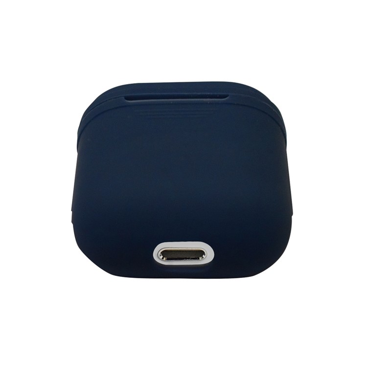 DAITE Silicone Gel Shock Proof Protective Cover and Anti-lost Strap for Apple AirPods - Blue-12