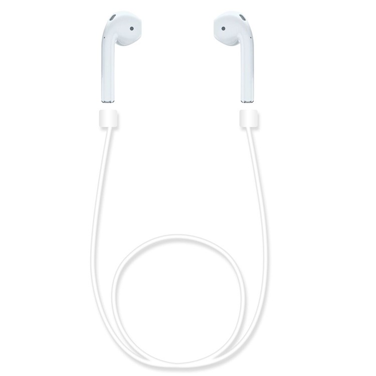 DAITE Silicone Gel Shock Proof Protective Cover and Anti-lost Strap for Apple AirPods - Blue-3