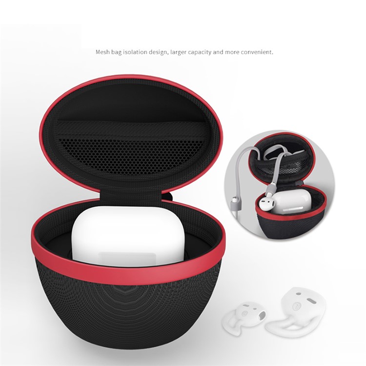 ISMILE Portable Earphone Headphone Earbud Carrying Storage Bag for Apple Airpods-2