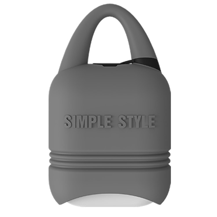 

ISMILE Simple Style Silicone Anti-lost Protective Cover for Apple Airpods Charging Case - Grey