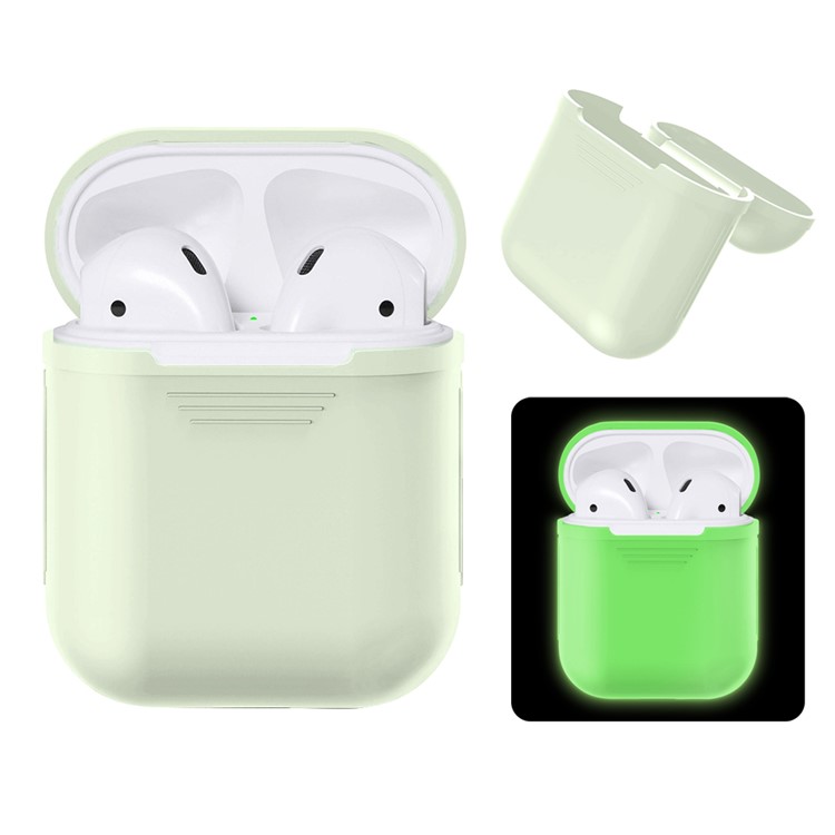 Noctilucent Shock-proof Silicone Protective Cover for Apple AirPods-1