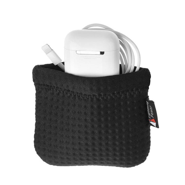 Automatic Closing Anti-dust Neoprene Breathable Protective Storage Bag for Apple Airpods Charging Case-1
