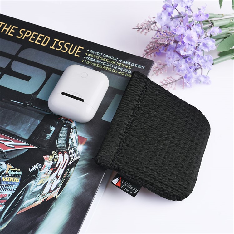 Automatic Closing Anti-dust Neoprene Breathable Protective Storage Bag for Apple Airpods Charging Case-6