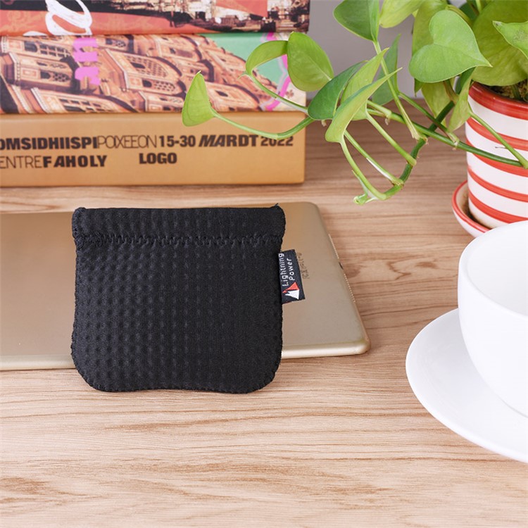 Automatic Closing Anti-dust Neoprene Breathable Protective Storage Bag for Apple Airpods Charging Case-8