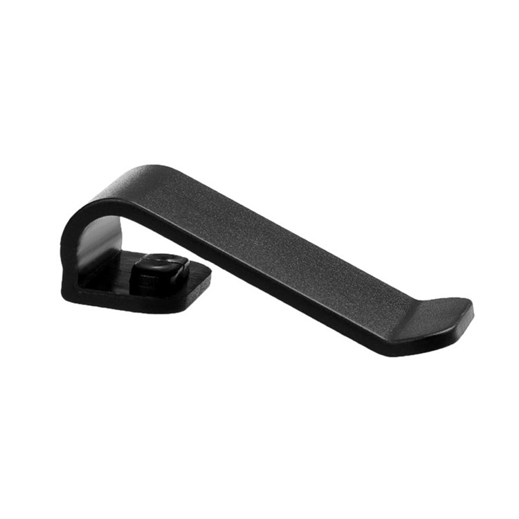 Drop Resistance Silicone Protective Cover with Belt Clip for Apple AirPods Charging Case - Black-3