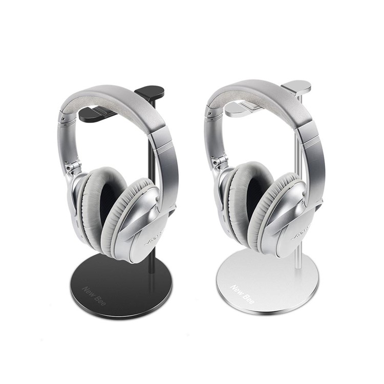 Aluminum Alloy Headphone Holder Stand for Universal Headsets - Black-10