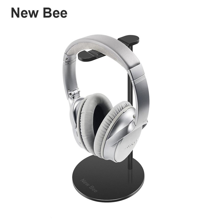 Aluminum Alloy Headphone Holder Stand for Universal Headsets - Black-6