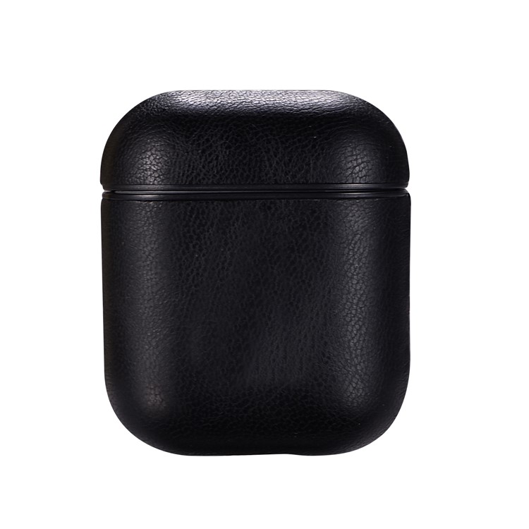 

Litchi Skin Leather Protective Case for Apple AirPods with Charging Case (2016) - Black, Apple AirPods with Charging Case (2016)