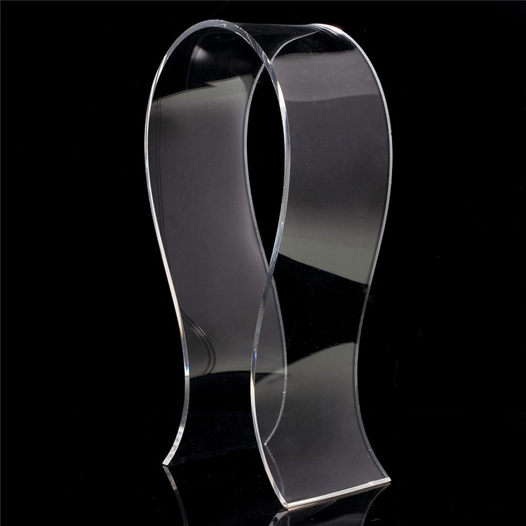 

U-shape Clear Acrylic Display Stand for Over-ear Headphone Headset