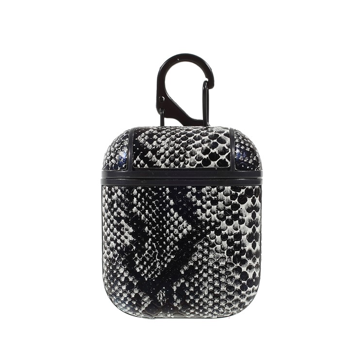 

Snake Texture Silicone Protective Case for Apple AirPods with Charging Case (2016) - Black, AirPods with Charging Case (2016)