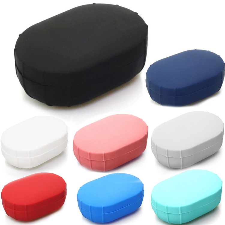 Silicone Case Protective Cover for Xiaomi Airdots TWS Bluetooth Earphone Youth Version Headset - Black-5