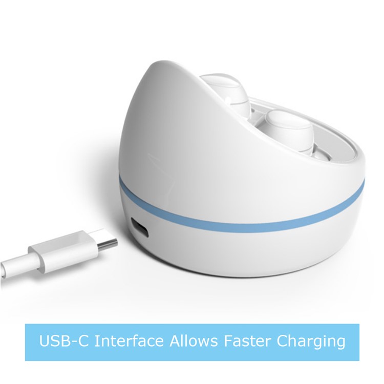 Samsung C Earphone Magnetic Wireless Charger for Samsung Buds R170 - White-3