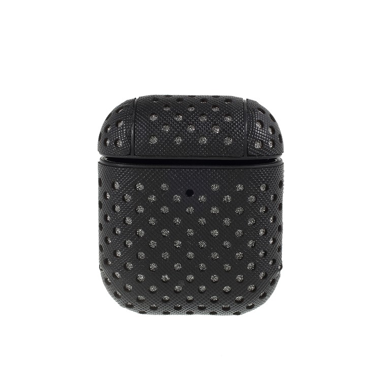Earphone Protective Shell Cover with Buckle for Apple AirPods with Charging Case (2019)/AirPods with Charging Case (2016) - Black-5