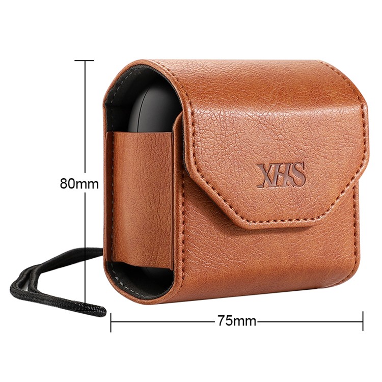 Mini Carrying Case Storage Bag for Beats Powerbeats Pro Earphone - Brown-10