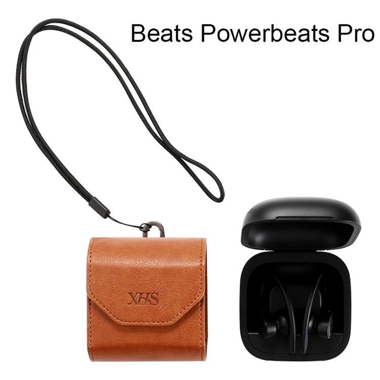 Mini Carrying Case Storage Bag for Beats Powerbeats Pro Earphone - Brown-4