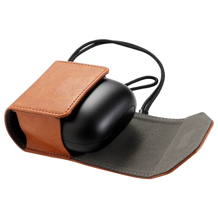 Mini Carrying Case Storage Bag for Beats Powerbeats Pro Earphone - Brown-6