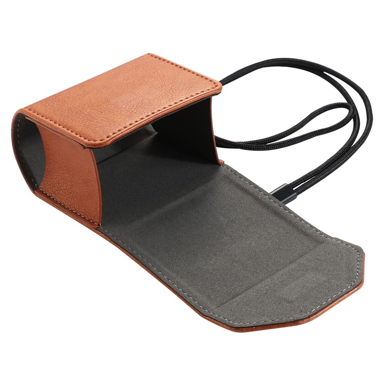 Mini Carrying Case Storage Bag for Beats Powerbeats Pro Earphone - Brown-8