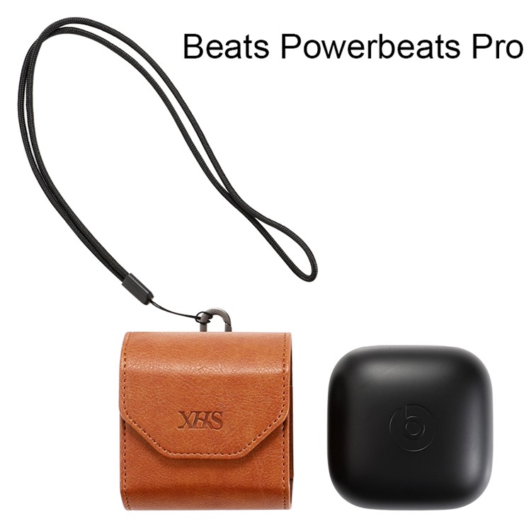 Mini Carrying Case Storage Bag for Beats Powerbeats Pro Earphone - Brown-9