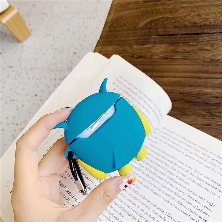 Silicone Cute Owl Case for Apple AirPods with Charging Case (2019)/(2016)/Wireless Charging Case (2019) - Bow-3